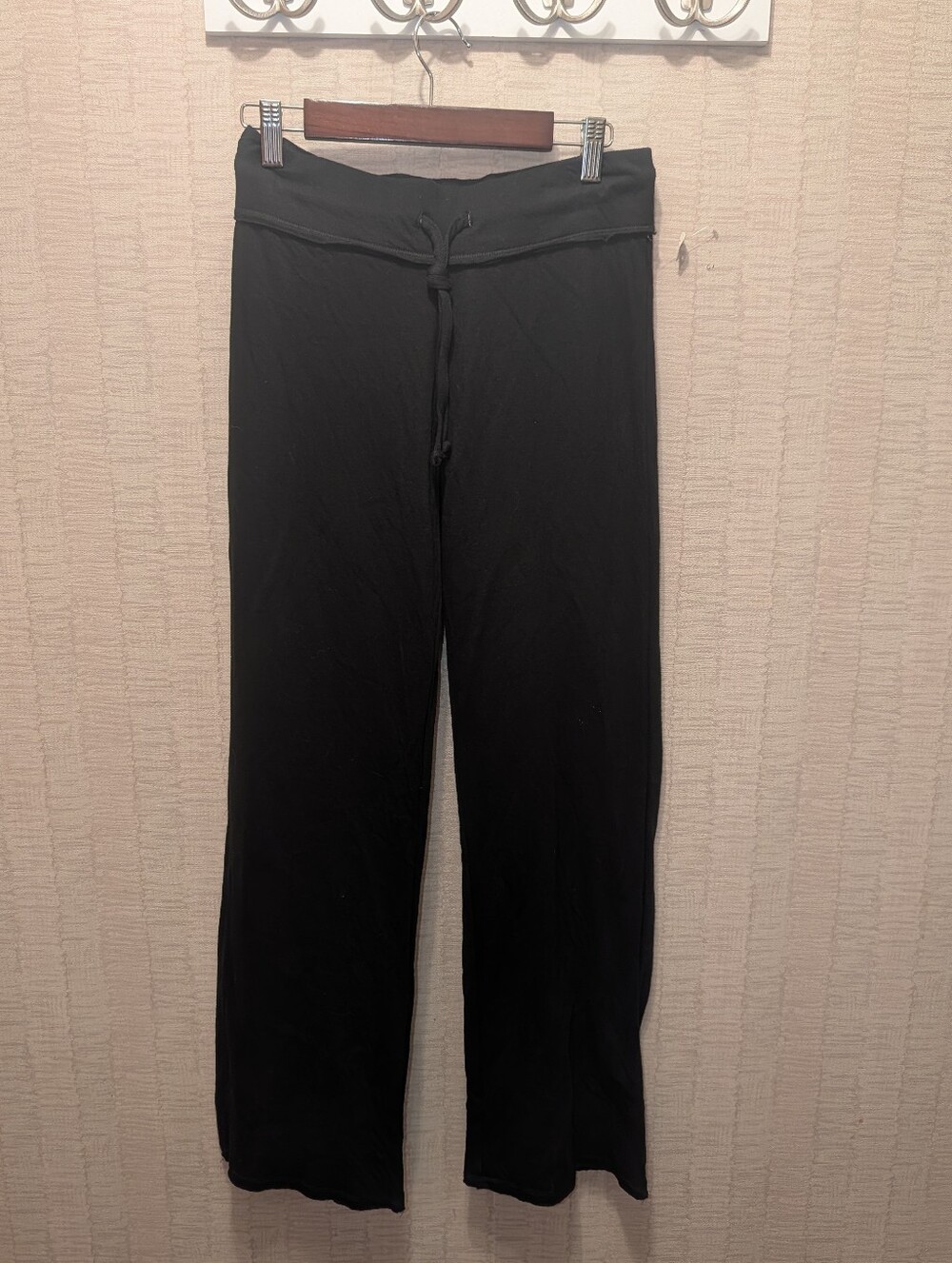 Nordstrom Lingerie 100% Cotton Black Drawstring Lounge Pants